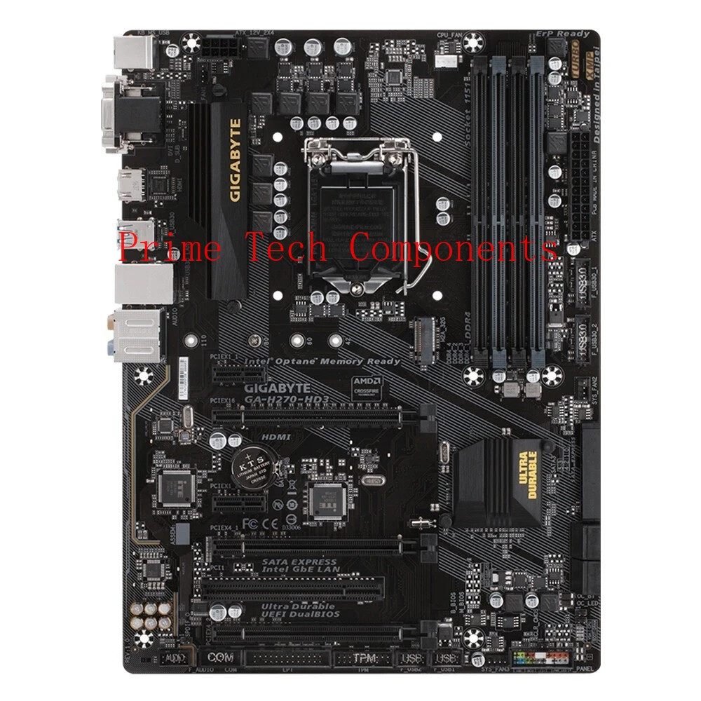 FOR Gigabyte GA-H270-HD3 H270-HD3 DDR4 H270 LGA1151 Motherboard Test OK