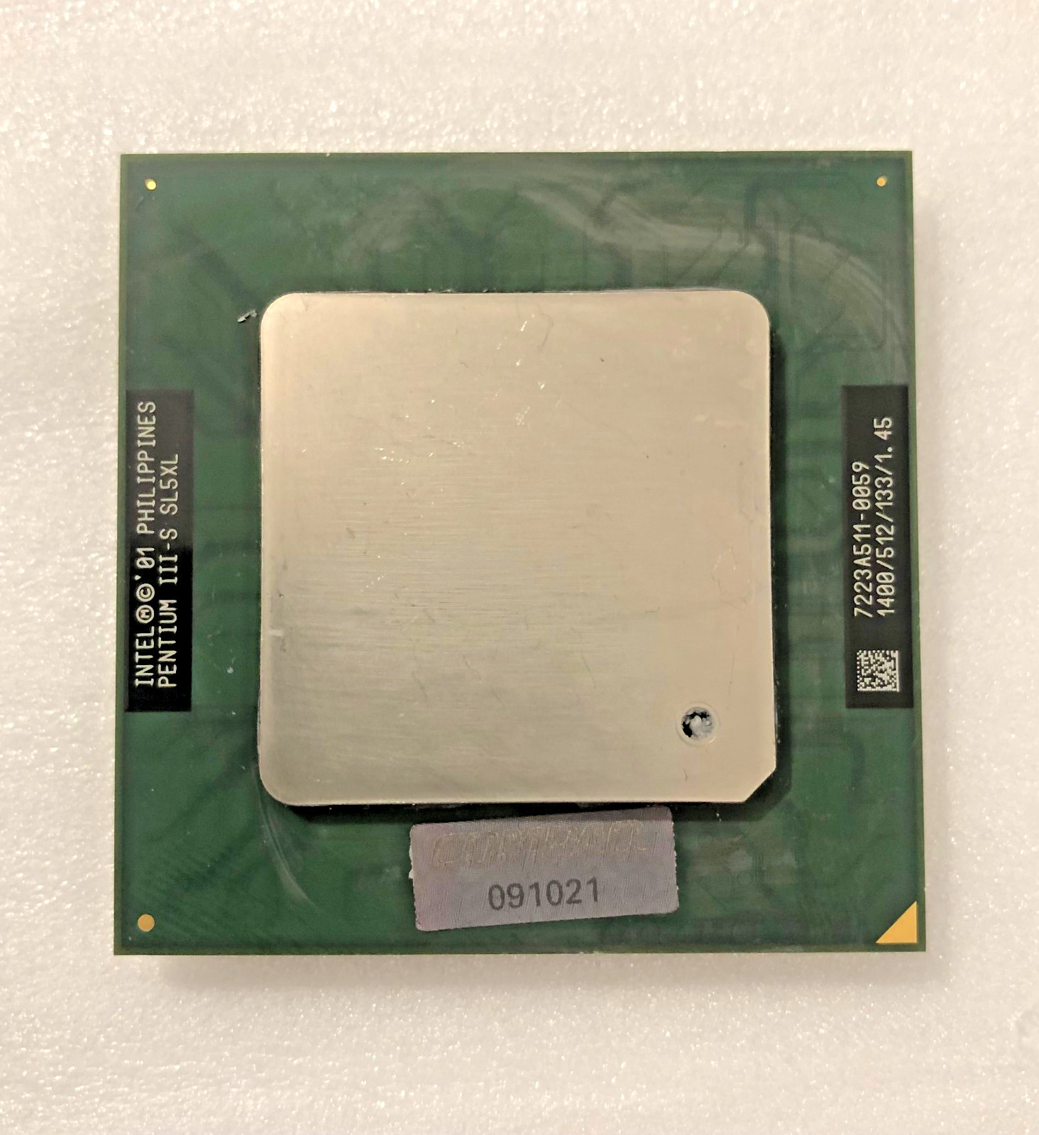 Vintage Intel Pentium 111-S 1.4 GHz CPU - Tualatin Core (SL5XL) Socket 370