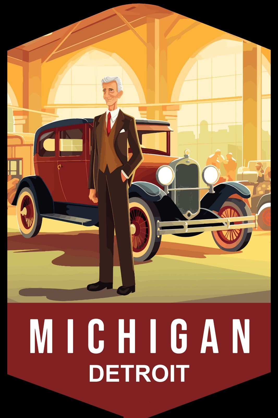 Personalized Michigan State Art Mouse Pad Mousepad Art Painting Custom Made