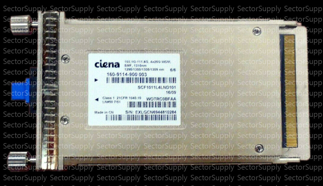160-9114-900 001 CIENA CFP TRCVR CIENA 6500 TRANSCEIVER SCF1011L4LND101 WOTRC0B