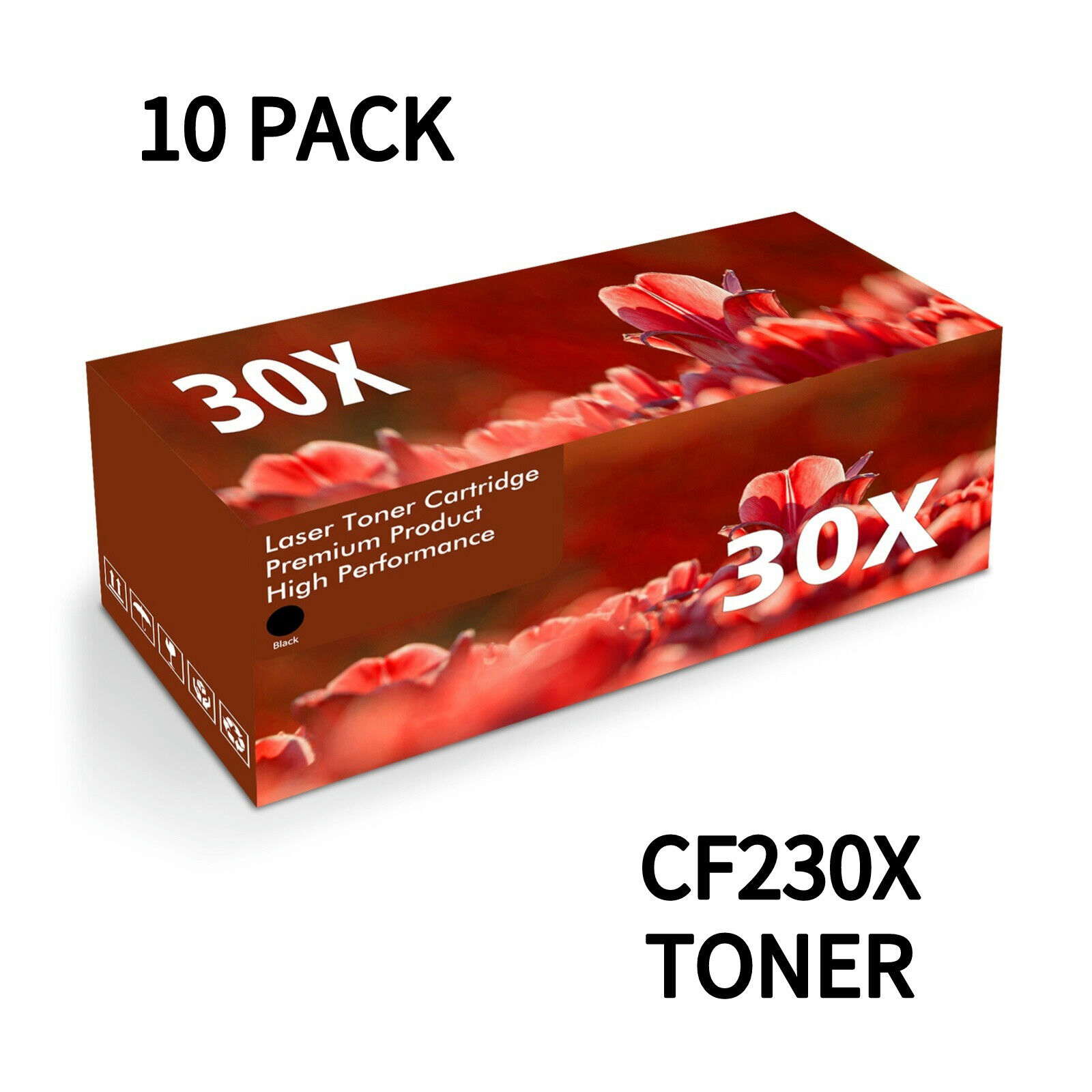 10PK CF230X 30X Toner Cartridge For HP LaserJet Pro MFP M203dw M227fdn M227fdw