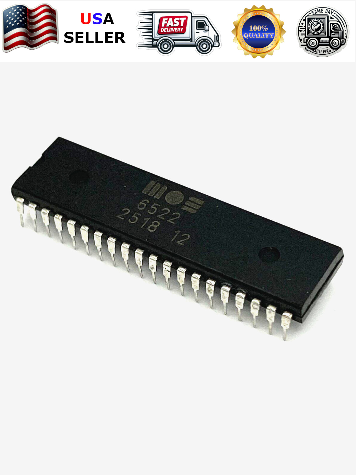 MOS 6522 VIA Chip for Commodore VIC 20 Computer & 1541 & 1571 Tested US SELLER