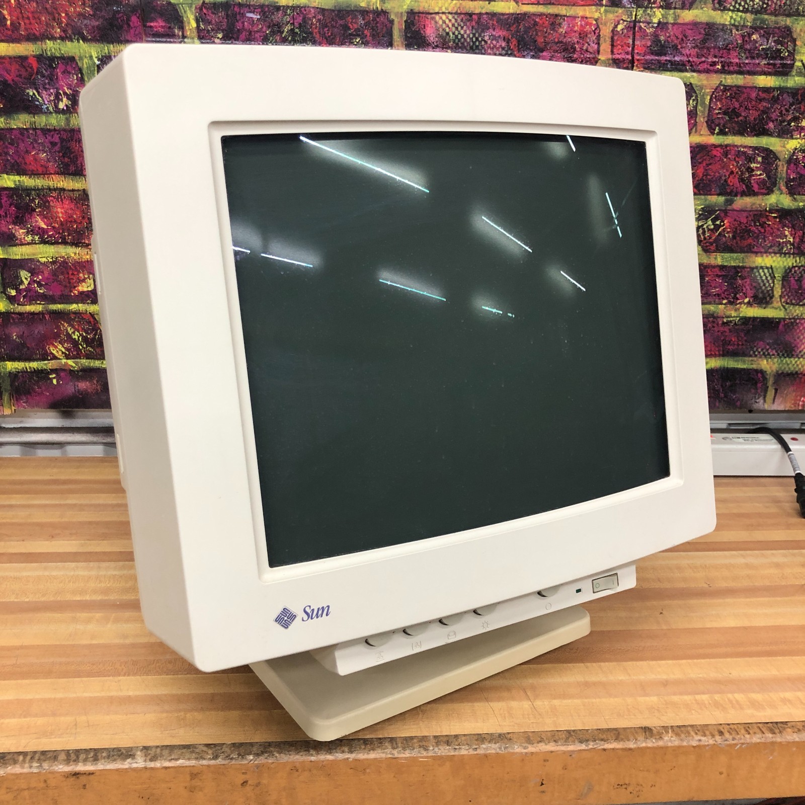 1993 Sun Microsystems GDM-1962B Sony Trinitron 19" CRT Computer Monitor (WORKS)