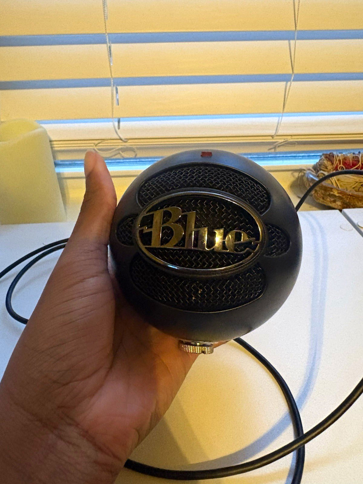 Blue Snowball iCE USB Freestanding Desktop Microphone, Black (without stand)