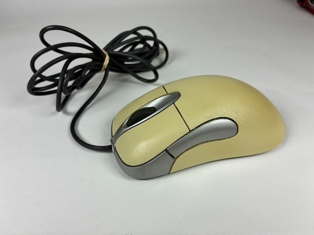 Vintage Microsoft IntelliMouse Optical USB and PS/2 Compatible Mouse Tested