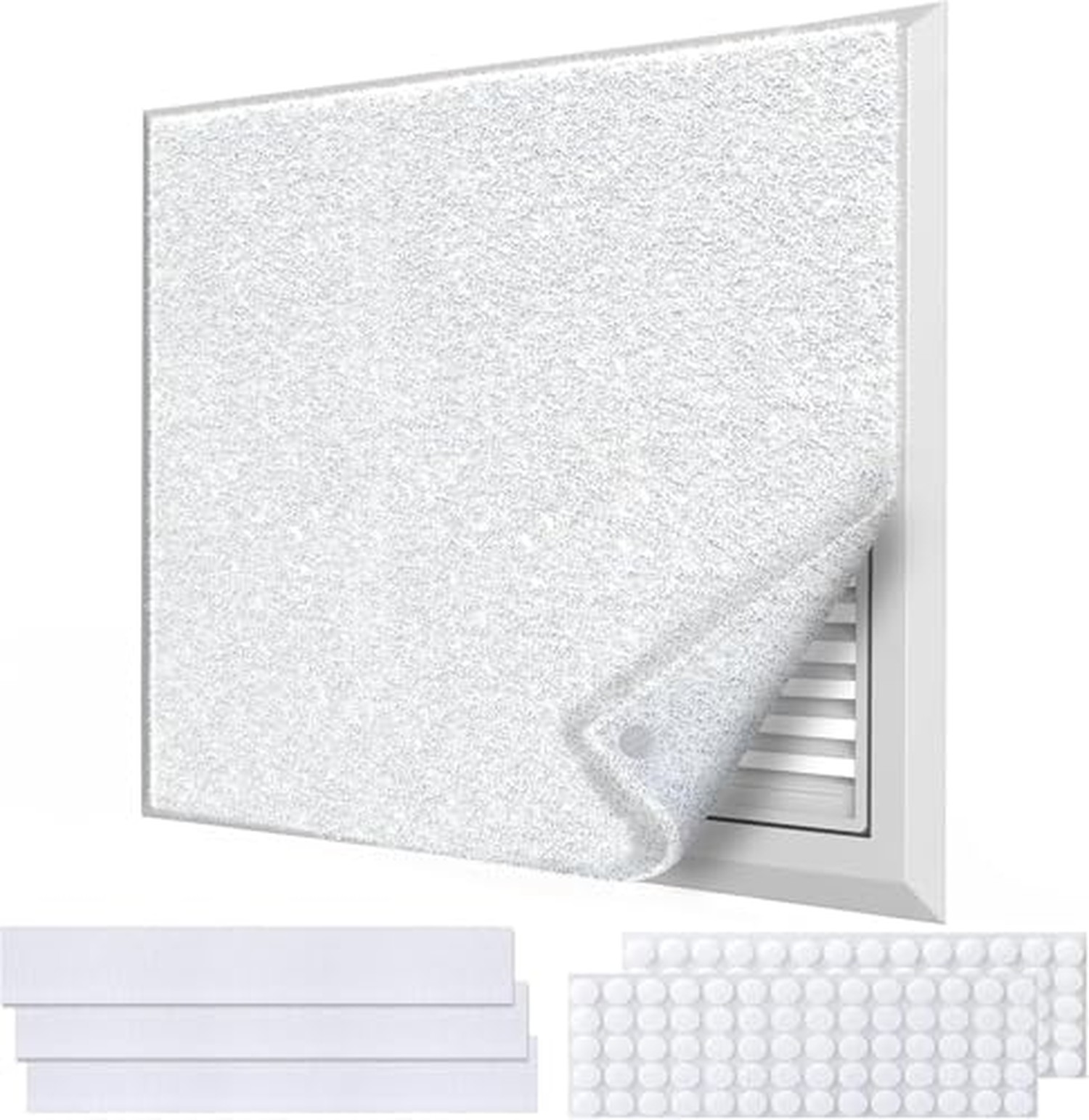 Air Vent Filters,20"x140"Cut to Fit Air Filter Material (100+Filters),MERV 8 ...