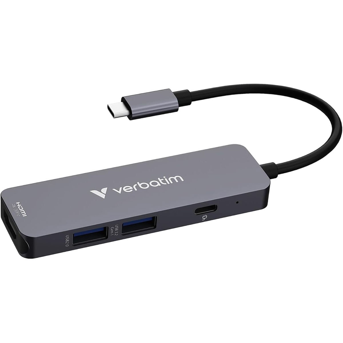 Verbatim Essentials 100W 4-Port USB-C Multiport Hub