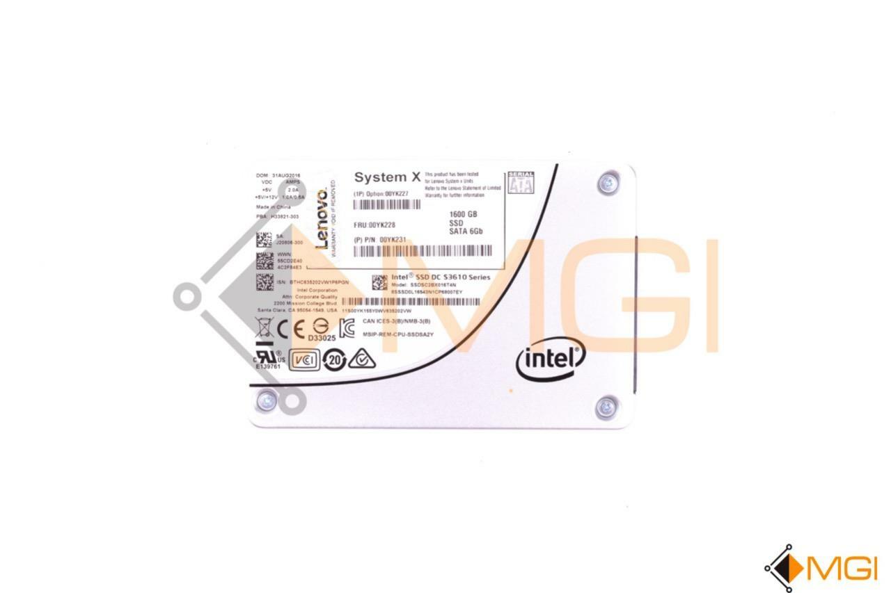 LENOVO 00YK228 53610 ENTERPRISE 1.6TB SATA SSD // 00YK227 // 