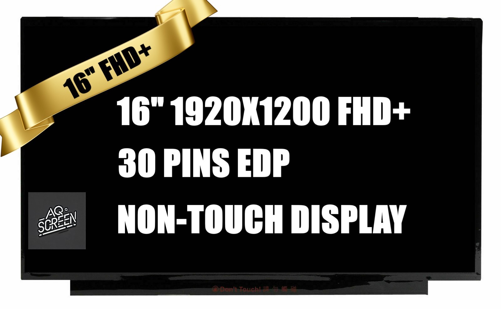 B160UAN04.3 LCD LED Screen 16" FHD+ 30 pins Replacement Display New AUOA5AB