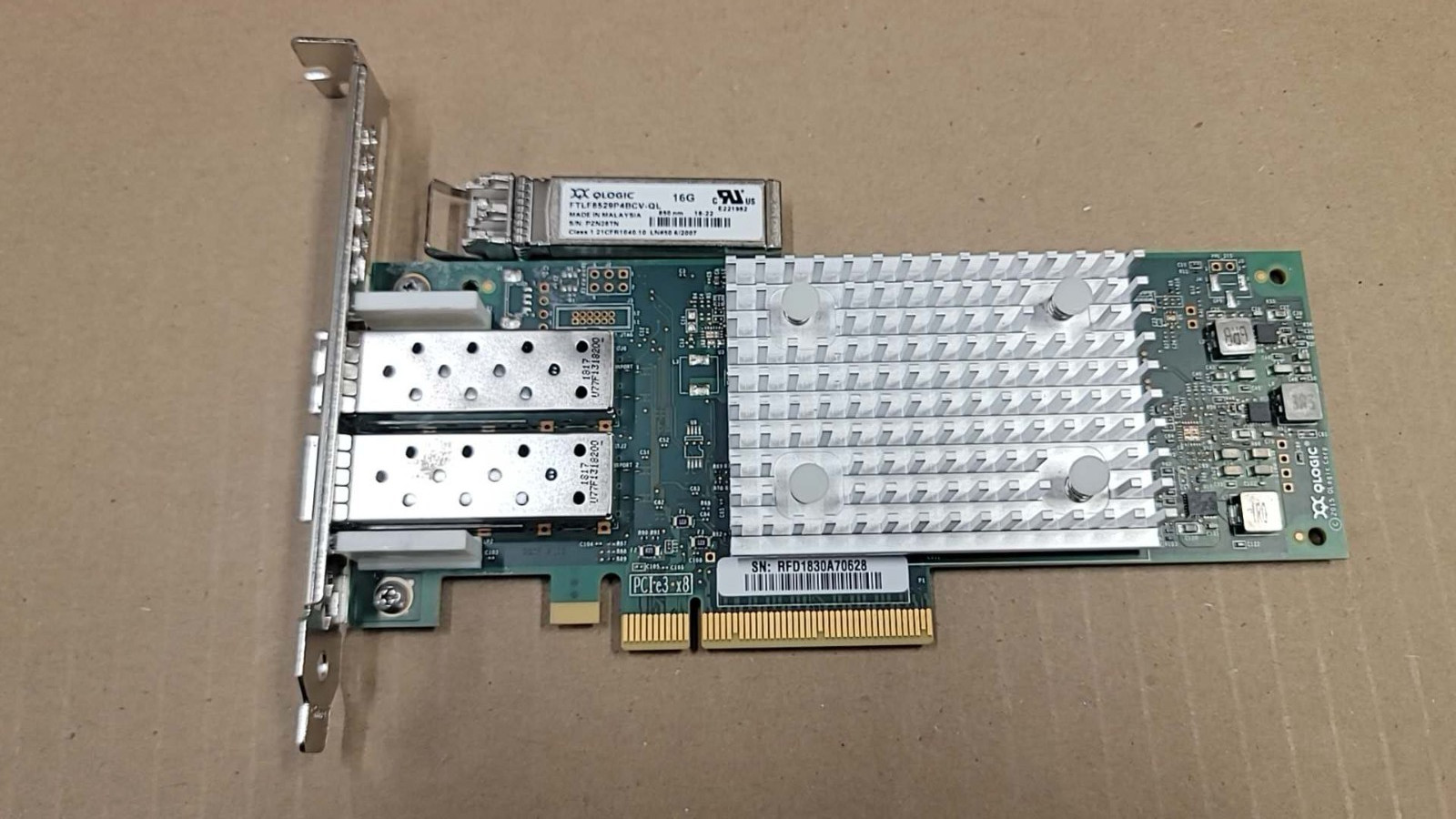 Dell Qlogic QLE2692L-DEL Dual Port 16GB PCIe Fibre Channel FC WVT0T CK9H1 -Long