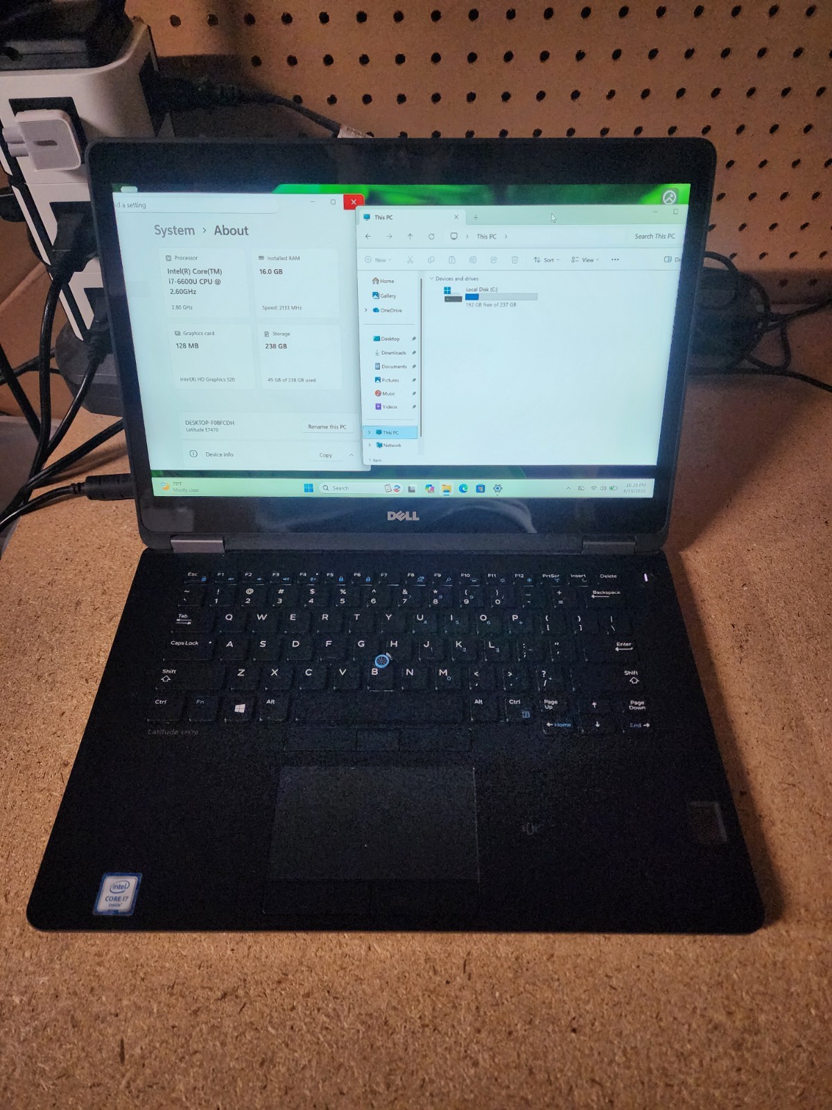 Dell Latitude E7470 Touch i7-6600U 2.6GHz 16GB RAM 256GB SSD Win 11 Pro QHD