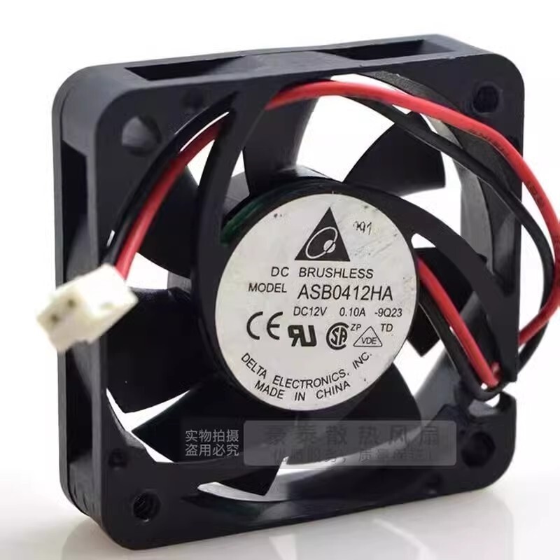 Delta ASB0412HA 4010 DC12V 0.10A 4CM 2-Wire Silent Cooling Fan