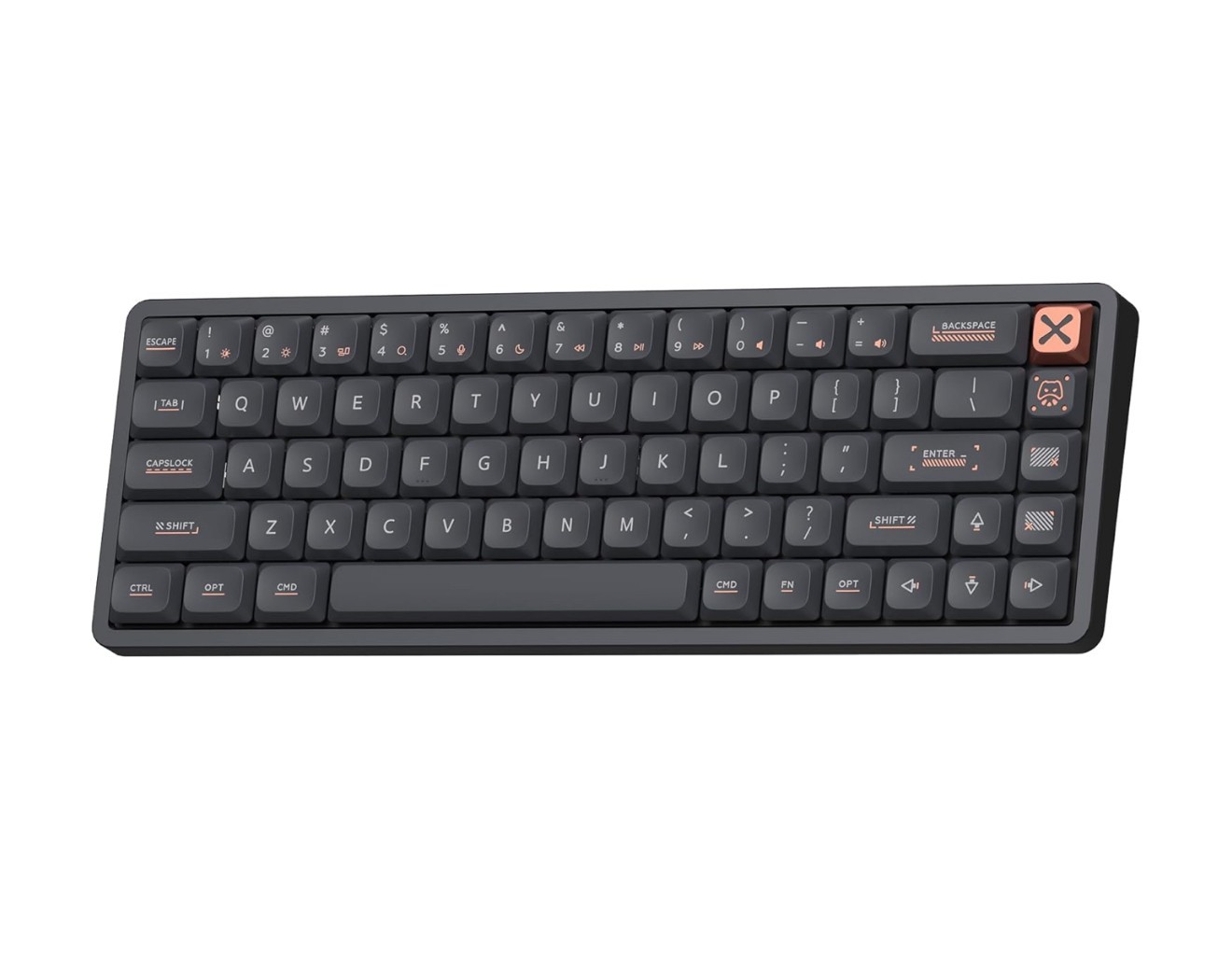 Magi65 Low Profile Ultra Slim Wireless Mechanical Keyboard for Creamy Typing