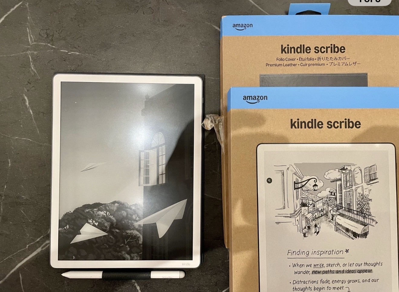 Kindle Scribe 2025 + PREMIUM LEATHER FOLIO 32GB, 11", Front Light, PREMIUM PEN