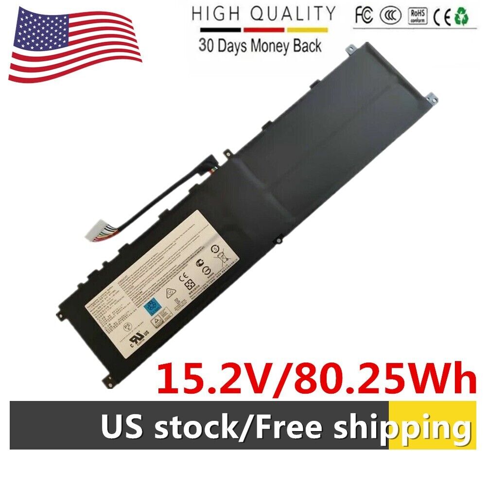 NEW BTY-M6L MSI BATTERY 15.2V 80.25WH GS65 STEALTH MS-16Q4 (DC16) USA