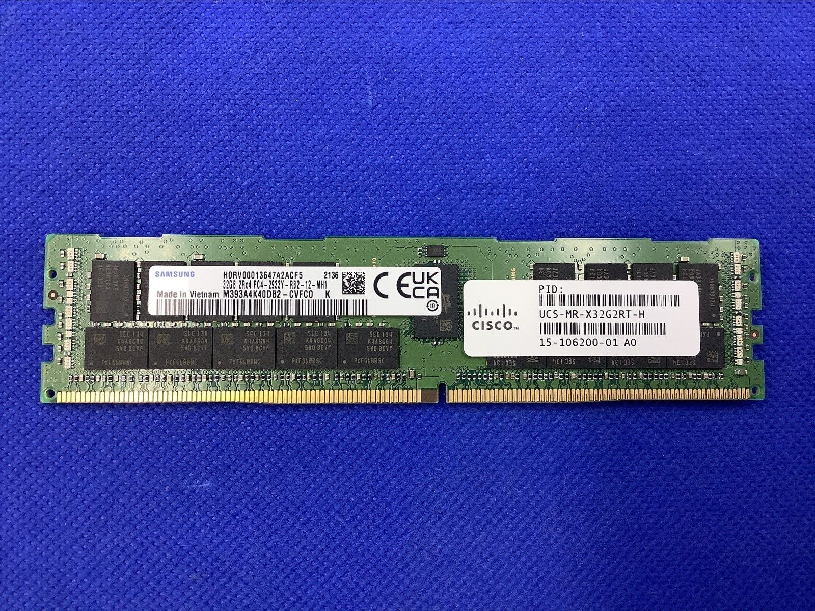 UCS-MR-X32G2RT-H CISCO 32GB (1X32GB) 2RX4 PC4-2933Y MEMORY