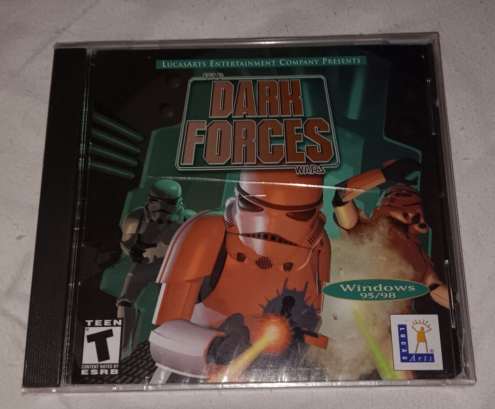 NEW SEALED  Vintage Pc Computer GAME Star Wars Dark Forces CD-ROM 1995