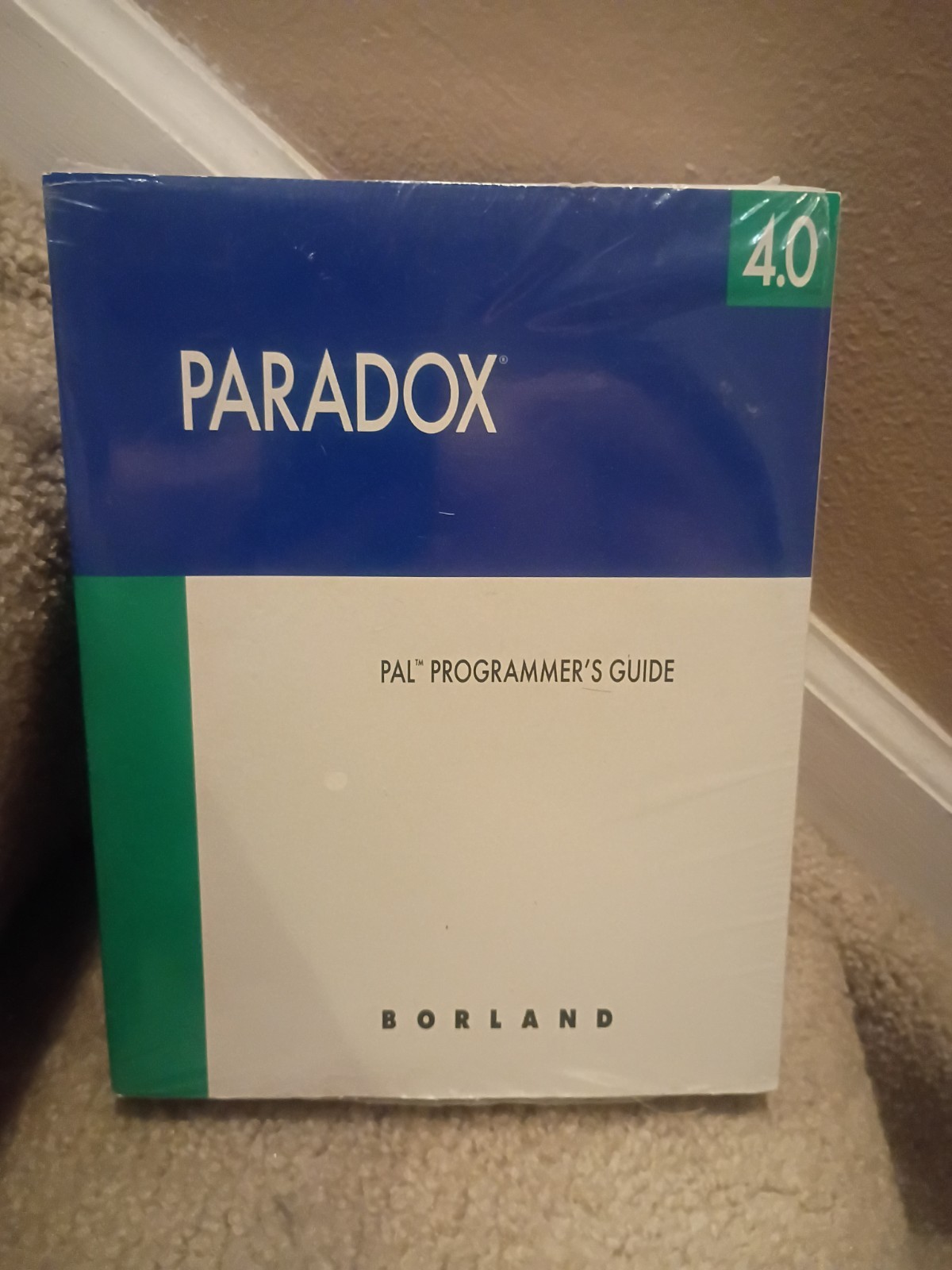 Borland Paradox 4.0 PAL Programmer Guide Reference Application Workshop SEALED