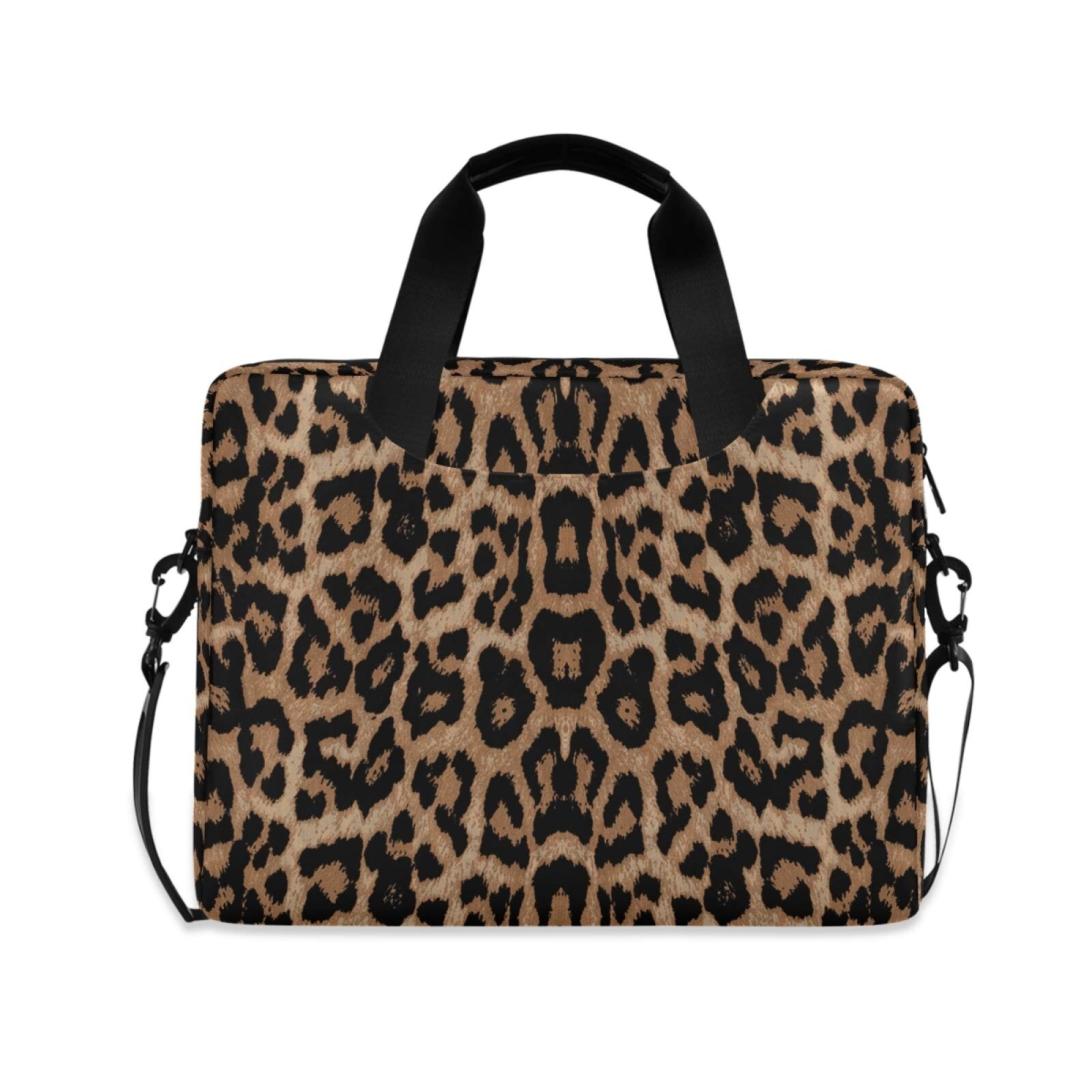 ALAZA Cheeteh Leopard Print Animal Laptop Case Bag Sleeve Portable Crossbody ...