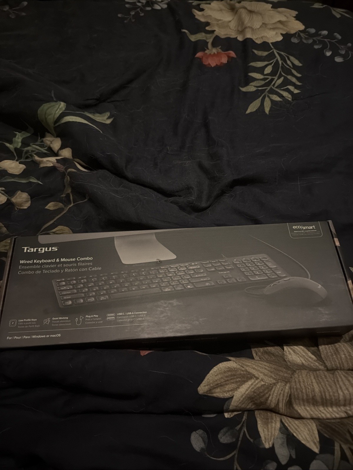 Targus Wired Keyboard & Mouse Combo New
