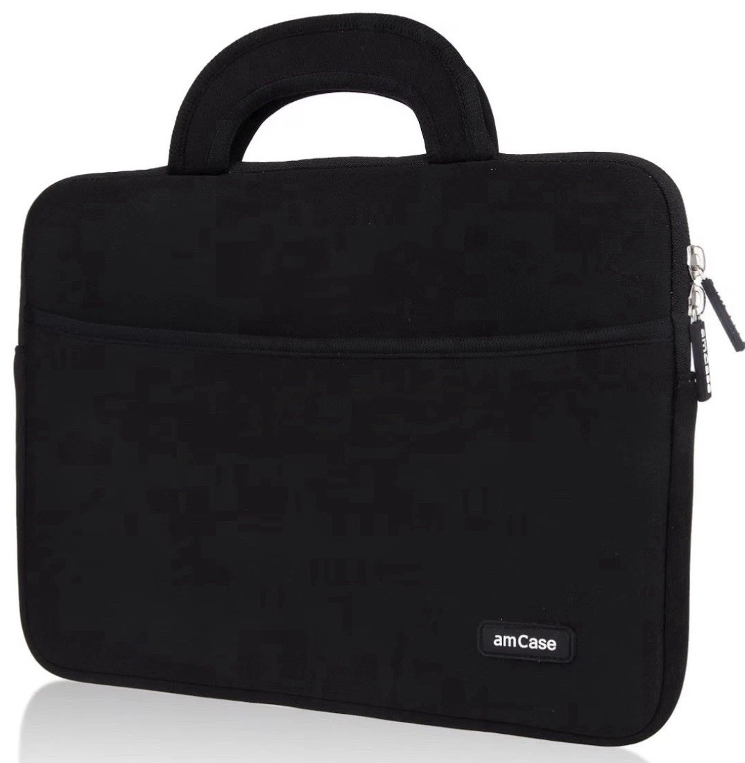 Chromebook Case-11.6 to 12 inch Neoprene Sleeve with Handle-Black