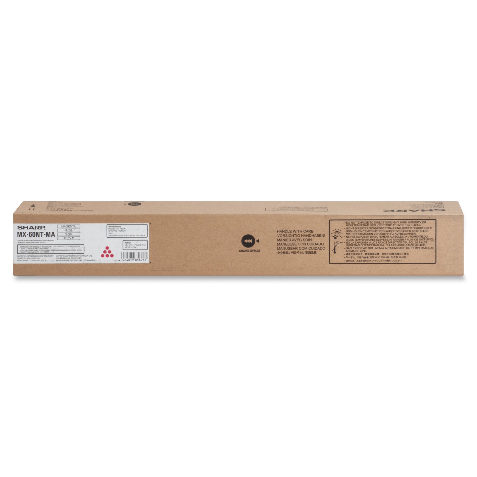 Sharp MX-60NTMA Magenta Toner Cartridge Genuine OEM Original