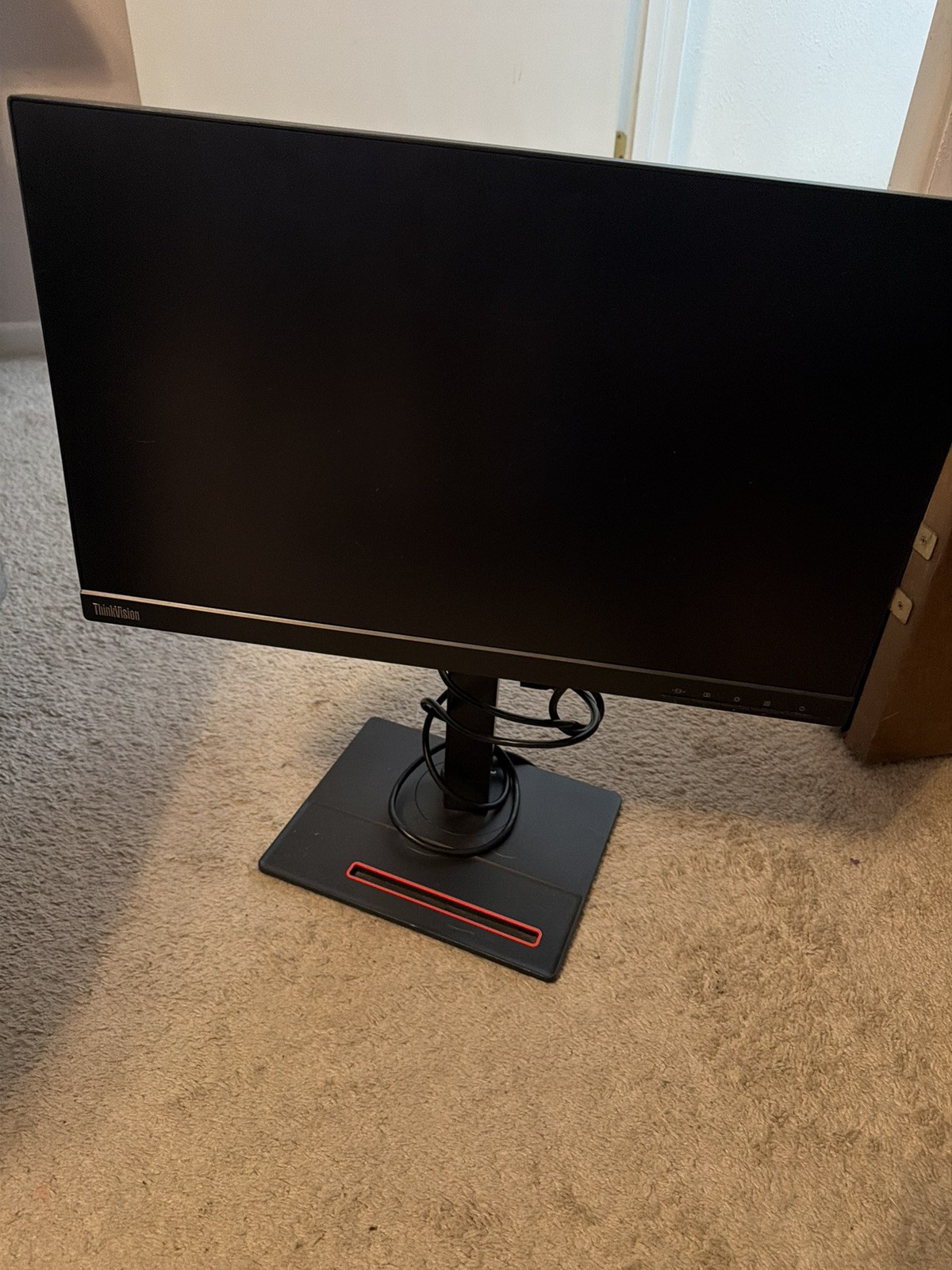 Lenovo ThinkVision T22i-20 21.5" IPS FHD 60Hz Monitor HDMI DP VGA Black