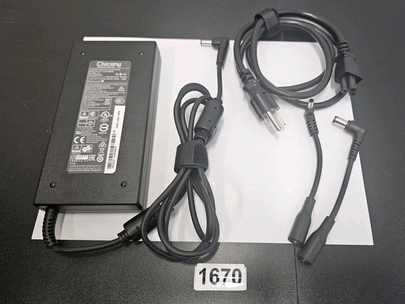 Chicony Power Technology 180W 150W 120W Laptop Charger E62 M S-16W Power Adapter