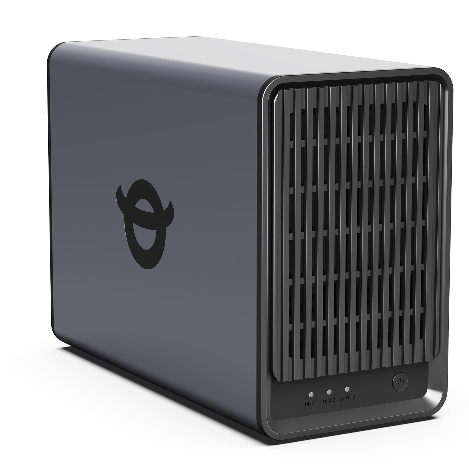 Yxk Zero1 2-Bay Desktop NAS for Home & Personal Storage(Diskless)