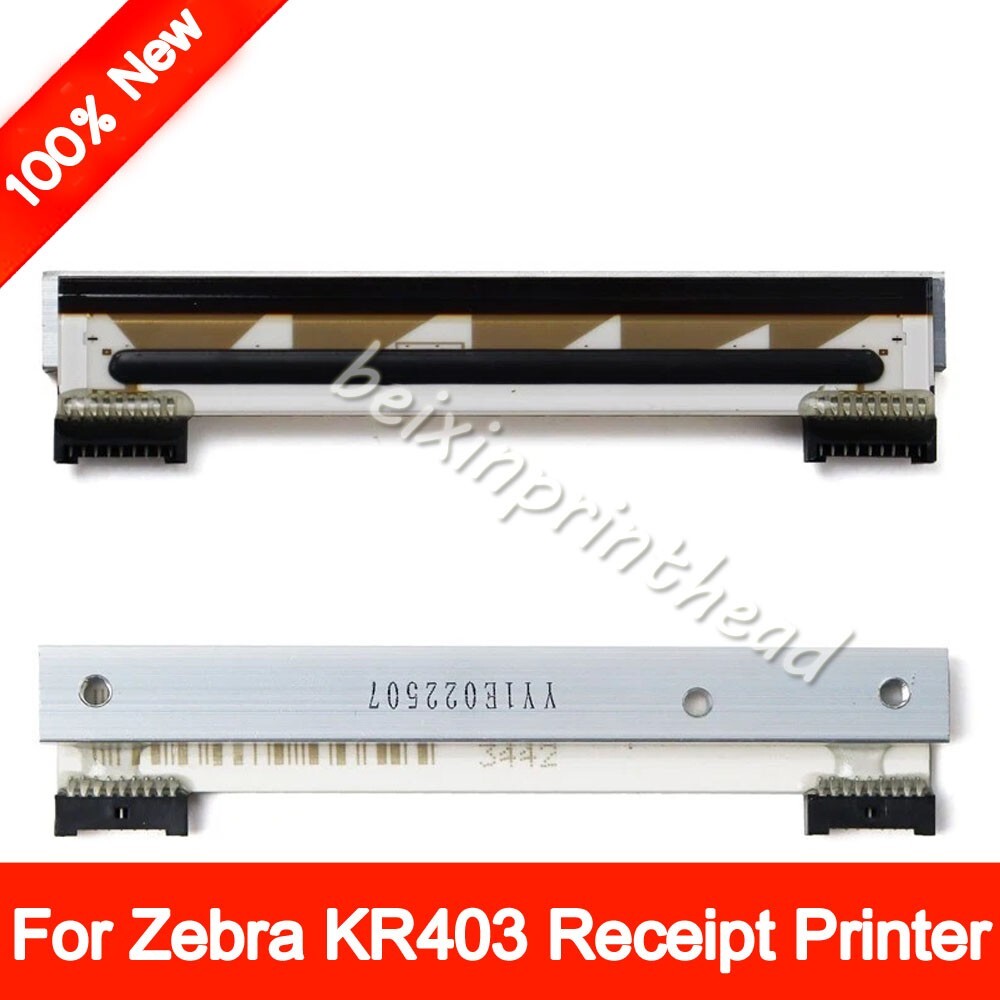 100% New Genuine Thermal Printhead For Zebra KR403 Receipt Printer P1015397
