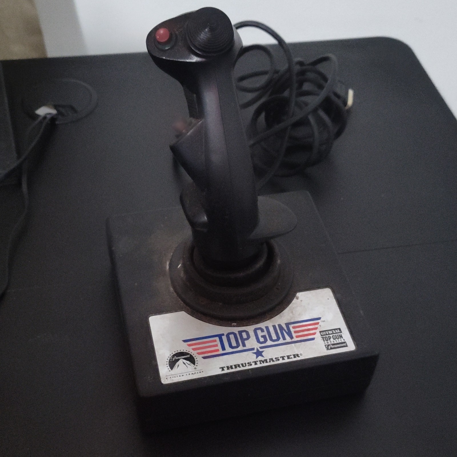 Thrustmaster Top Gun Vintage Joystick Controller Card PC Game Port