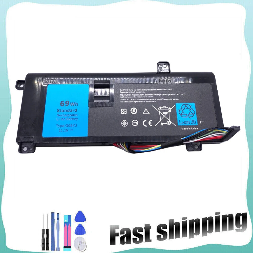 69Wh G05YJ Laptop Battery For Dell Alienware 14 A14 M14X R3 R4 P39G