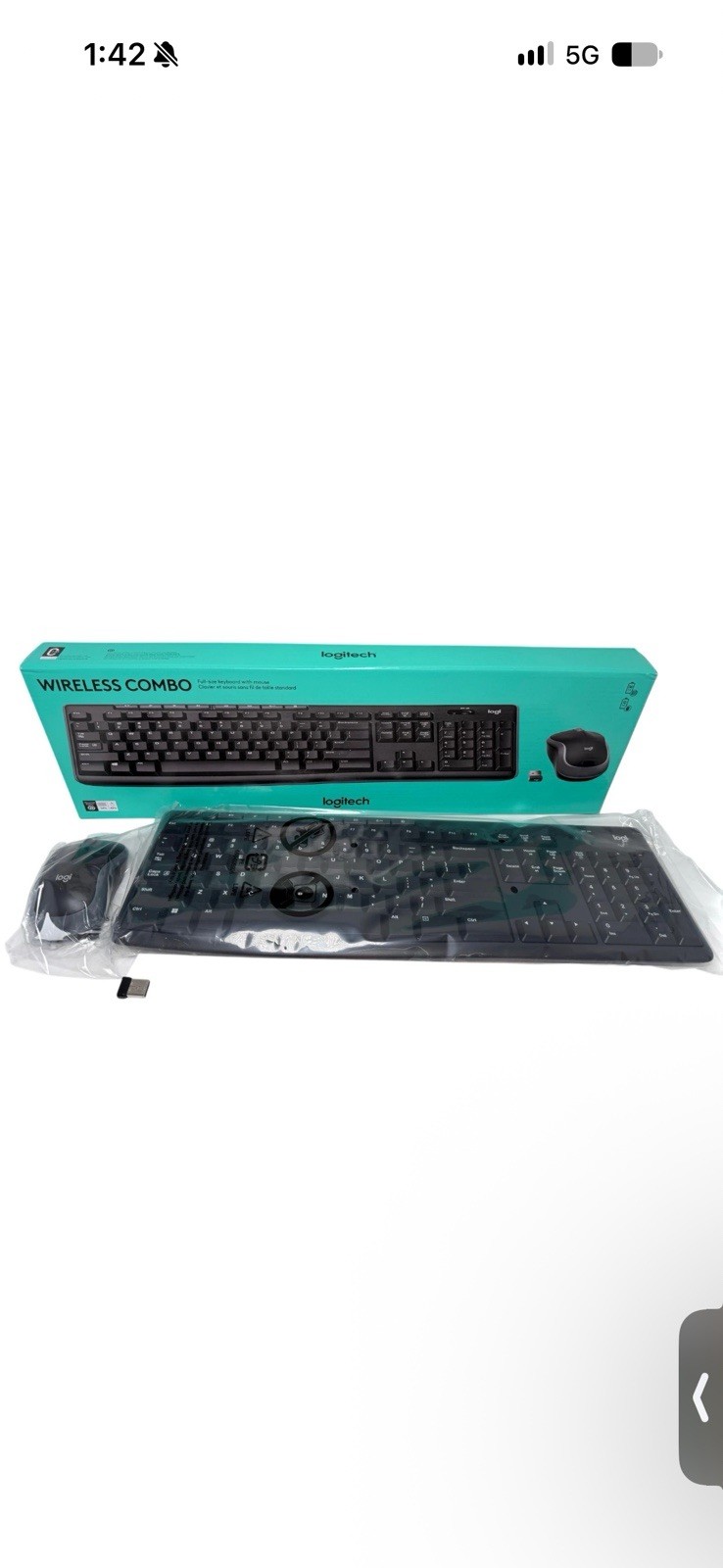 Logitech MK270 Wireless Keyboard and Mouse Combo USB Nano Receiver NEW IN BOX