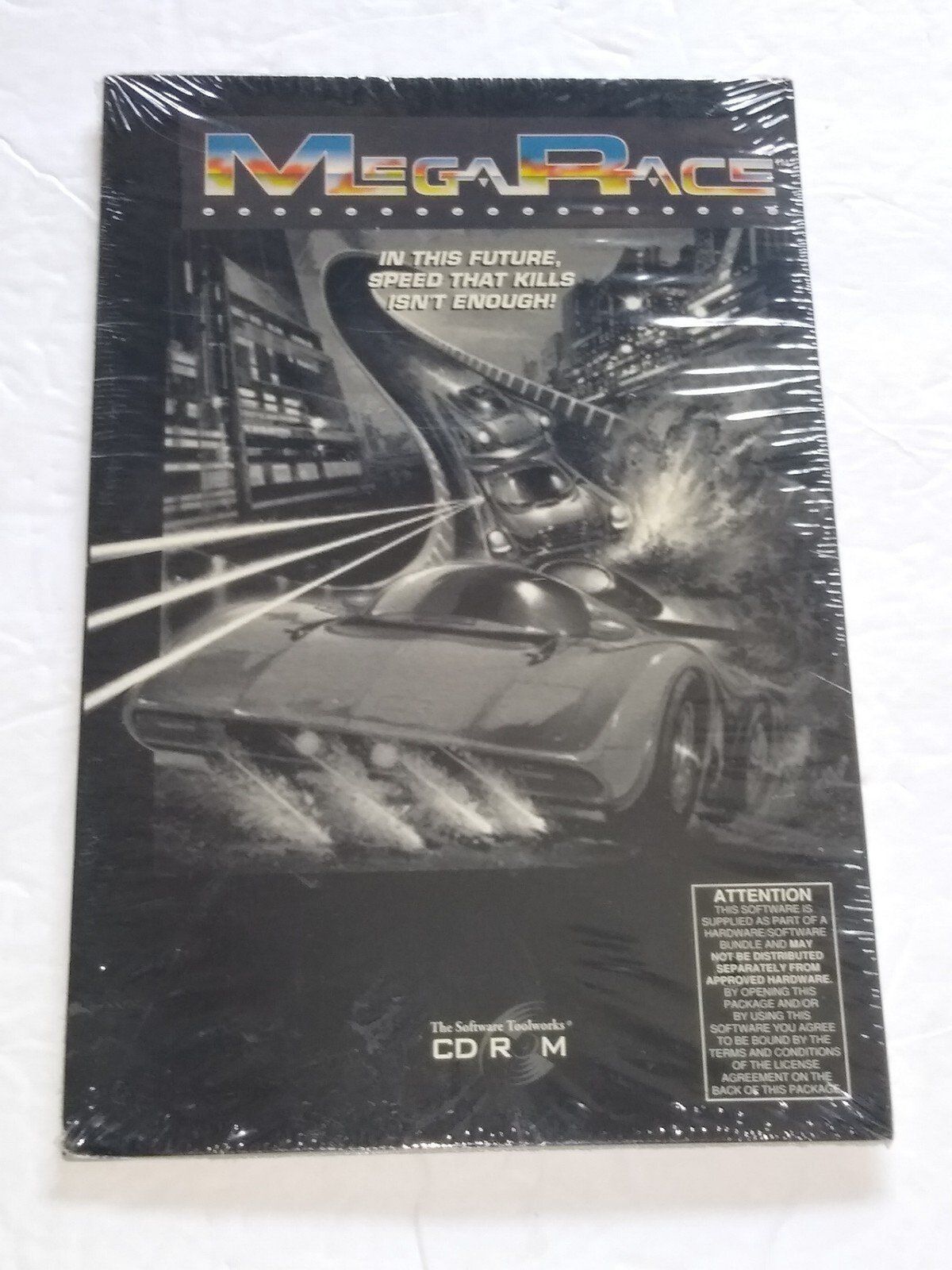 Vintage 90's game MegaRace for PC (sealed)