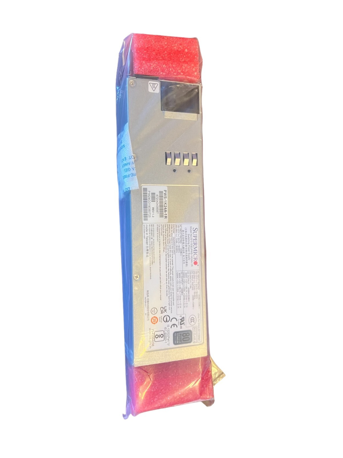 Supermicro pws-1k24A-1R 1200W Titanium Power Supply (New)