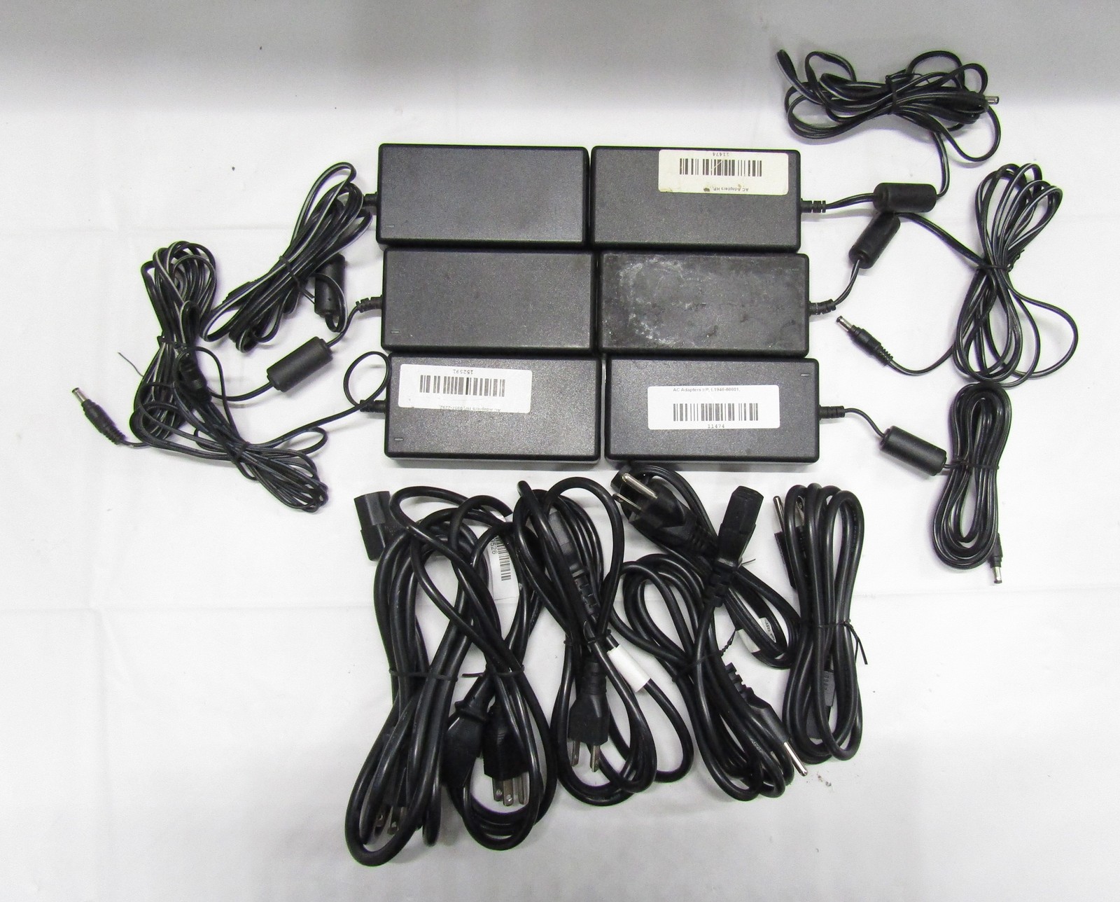 Lot of 6 Genuine HP L1940-80001 & 0957-2292 36W 24V 1.5A Barrel Laptop Charger