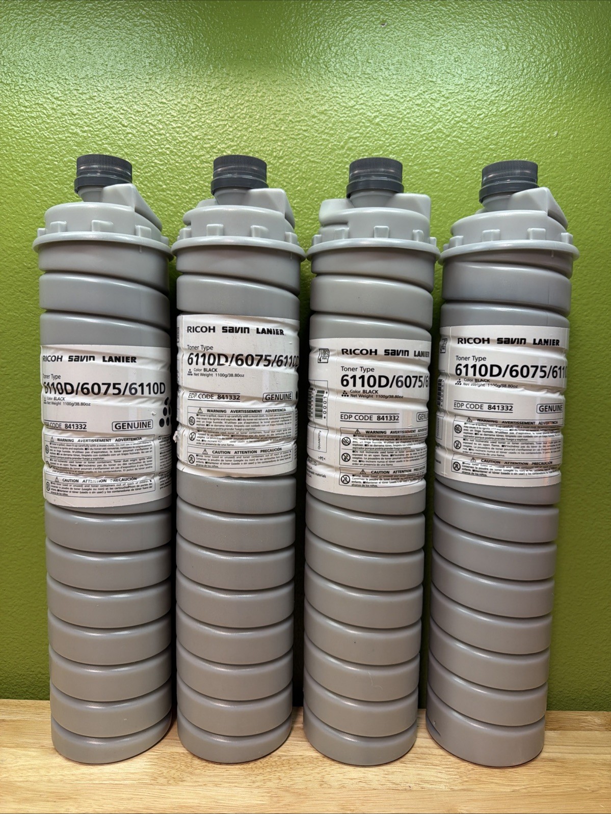 Lot Of (4) Genuine Ricoh Savin Lanier 6110D/6075/6110D Toner EDP# 841332
