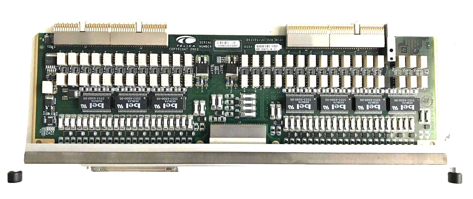 Alcatel-Lucent Telica DS1/E1/J1 89-0415-A-0 Network Card BA7A1P0FAA good used.