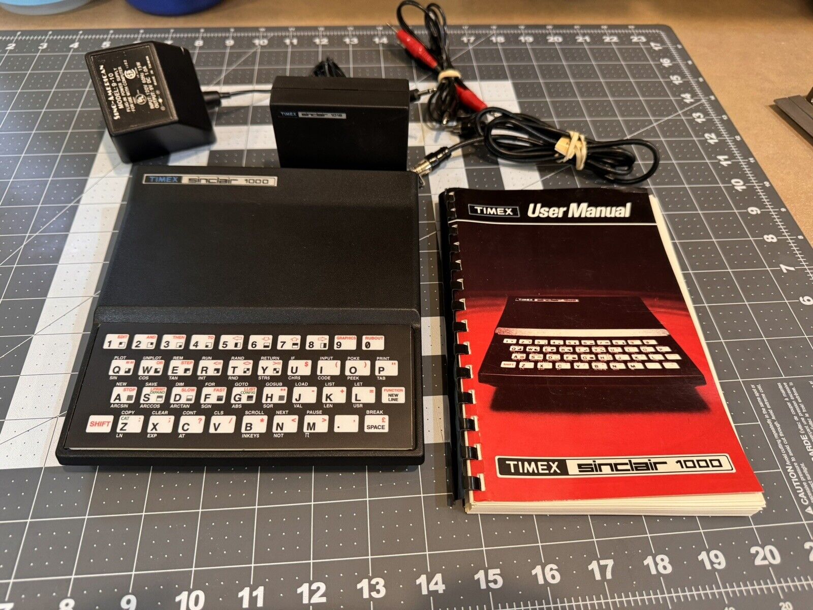 Vintage Timex Sinclair 1000 Computer w/ Box, 16KB, and Mods WORKING