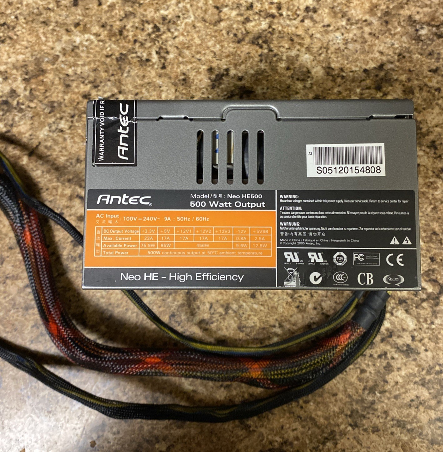 Antec 500 Watt Output