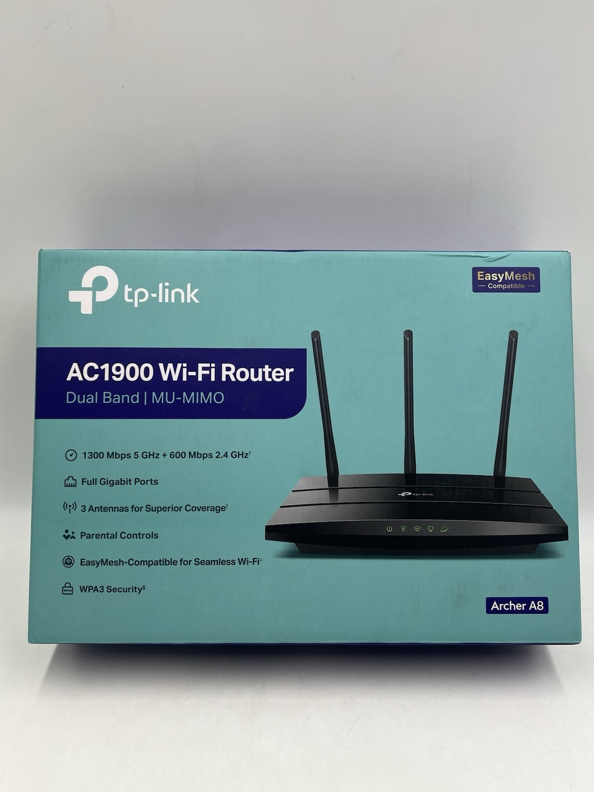 TP-Link Archer AC1900 Dual Band Wi-Fi Router MU-MIMO Archer A8 One Mesh
