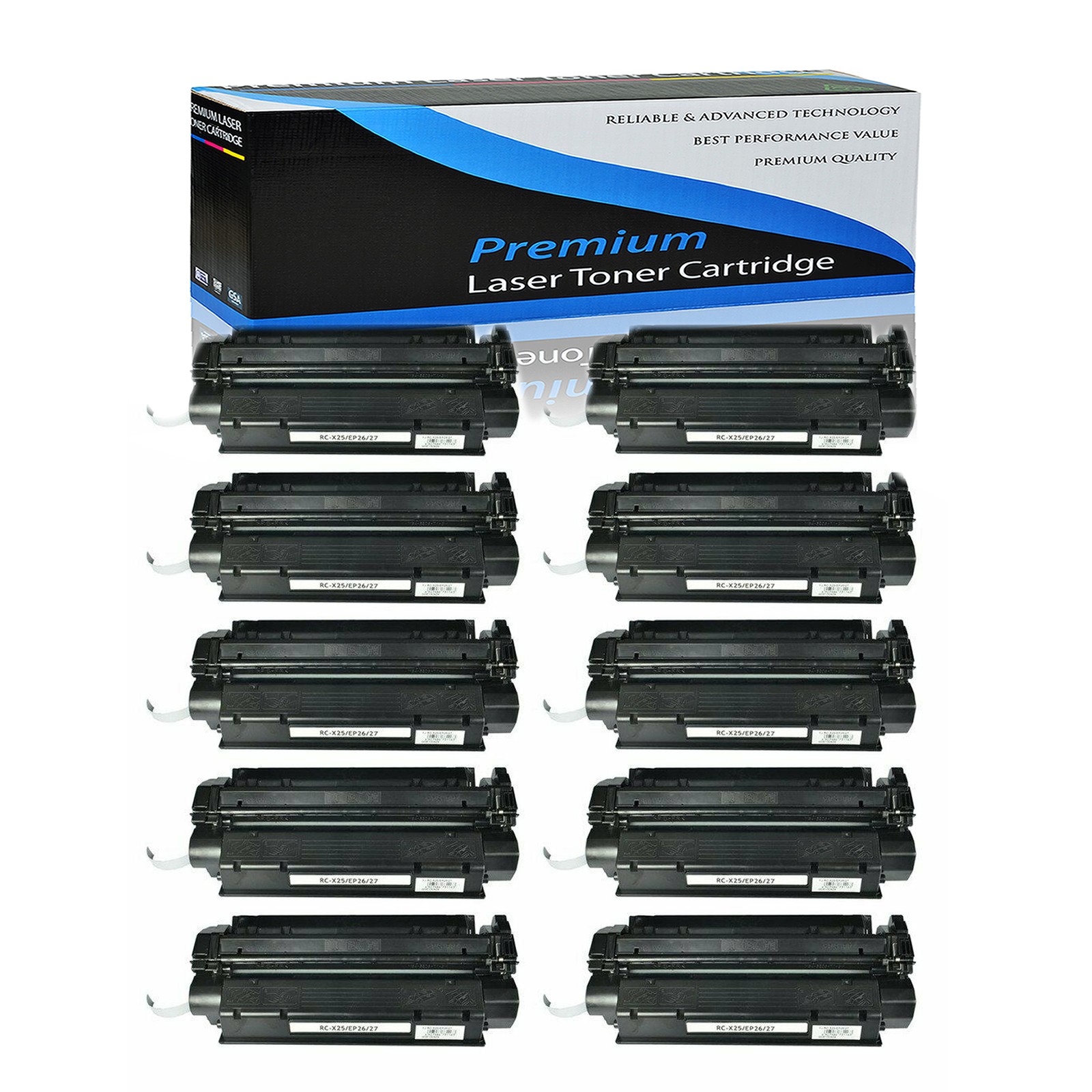 10 PK EP27 EP26 X-25 Toner Cartridge For Canon ImageClass MF-5770 Series Printer
