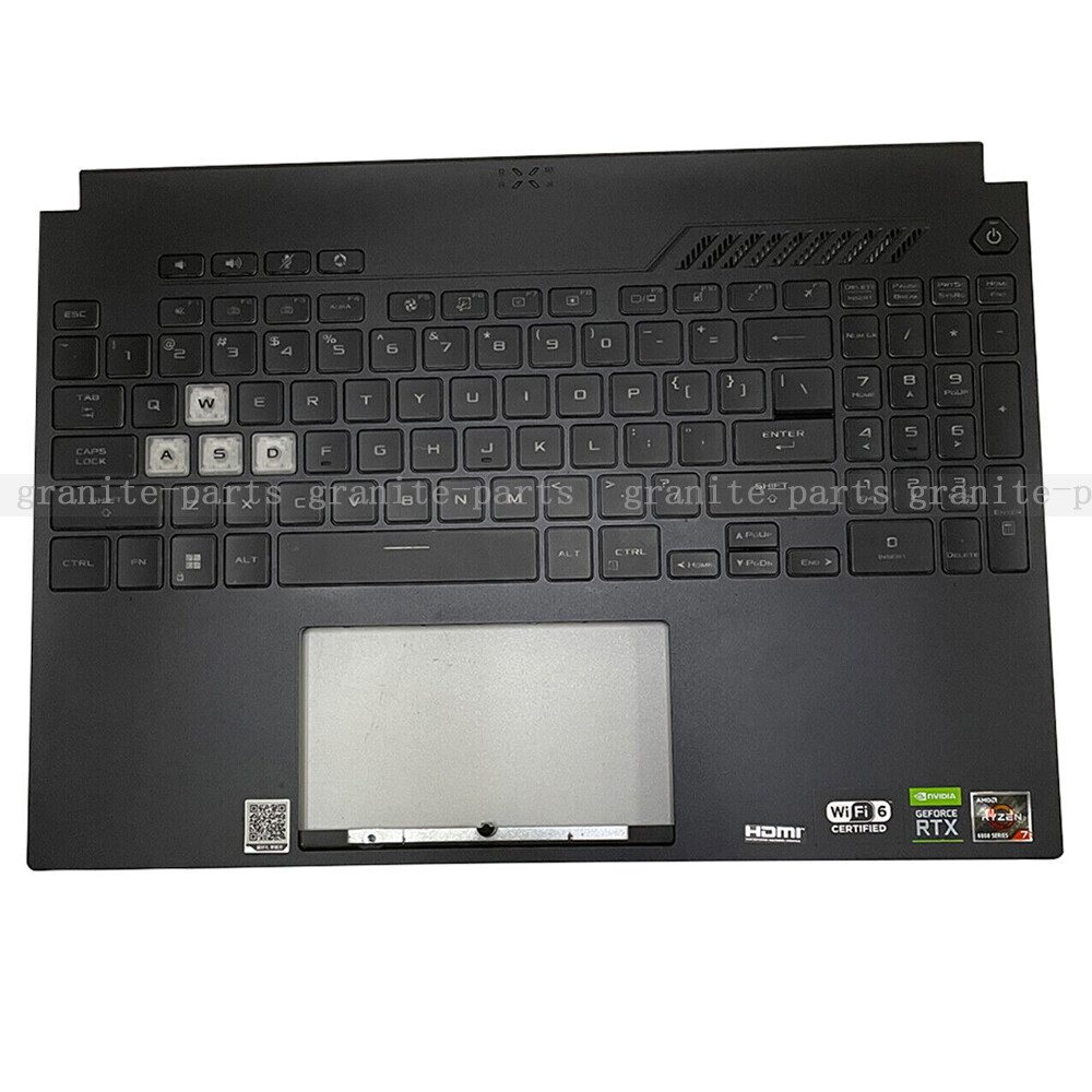 For ASUS TUF Dash A15 F15 FA507 FX507R Palmrest W/ Backlit Keyboard 90NR0951-R31