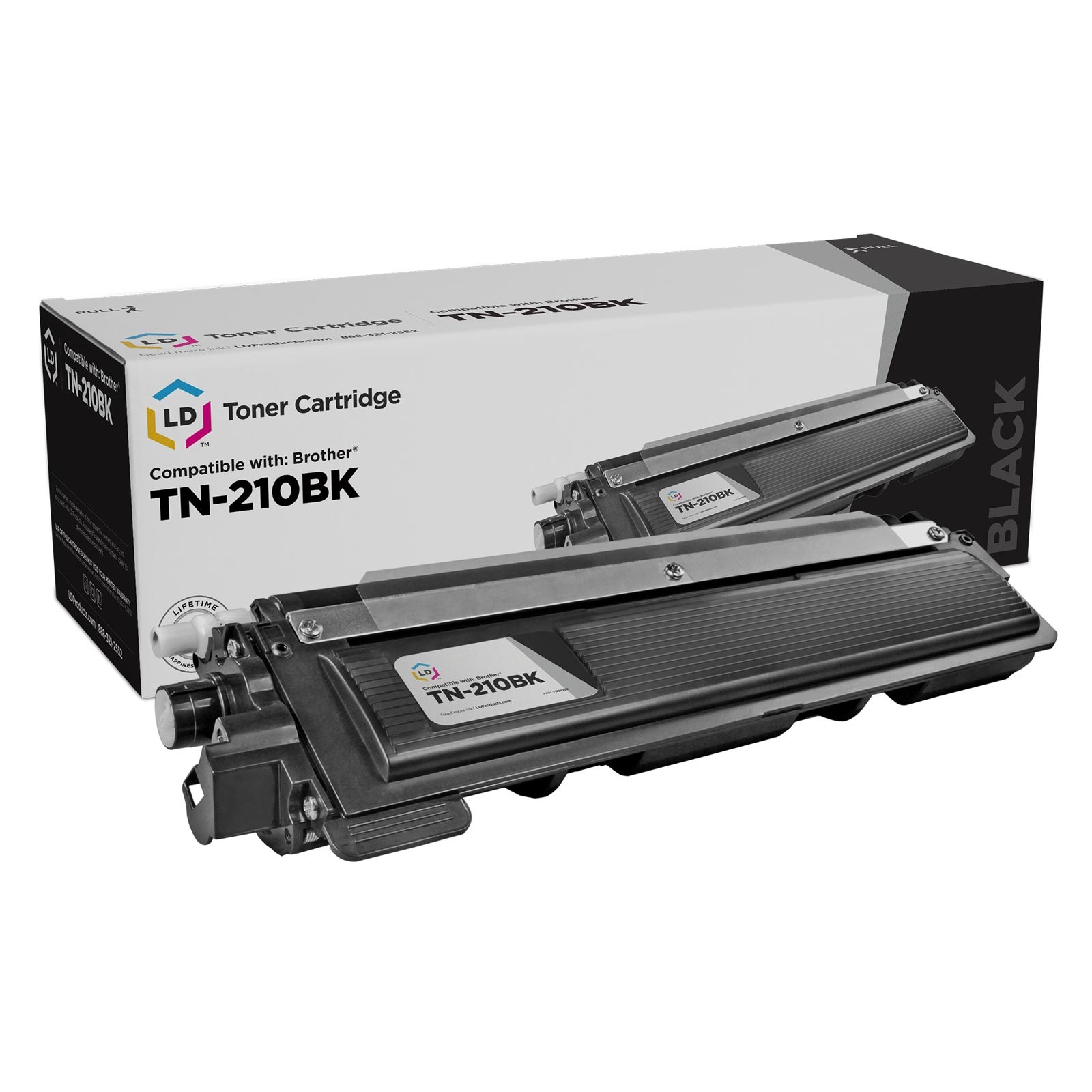 LD TN210BK TN210 Black Laser Toner Cartridge for Brother DCP-9010CN MFC-9010CN
