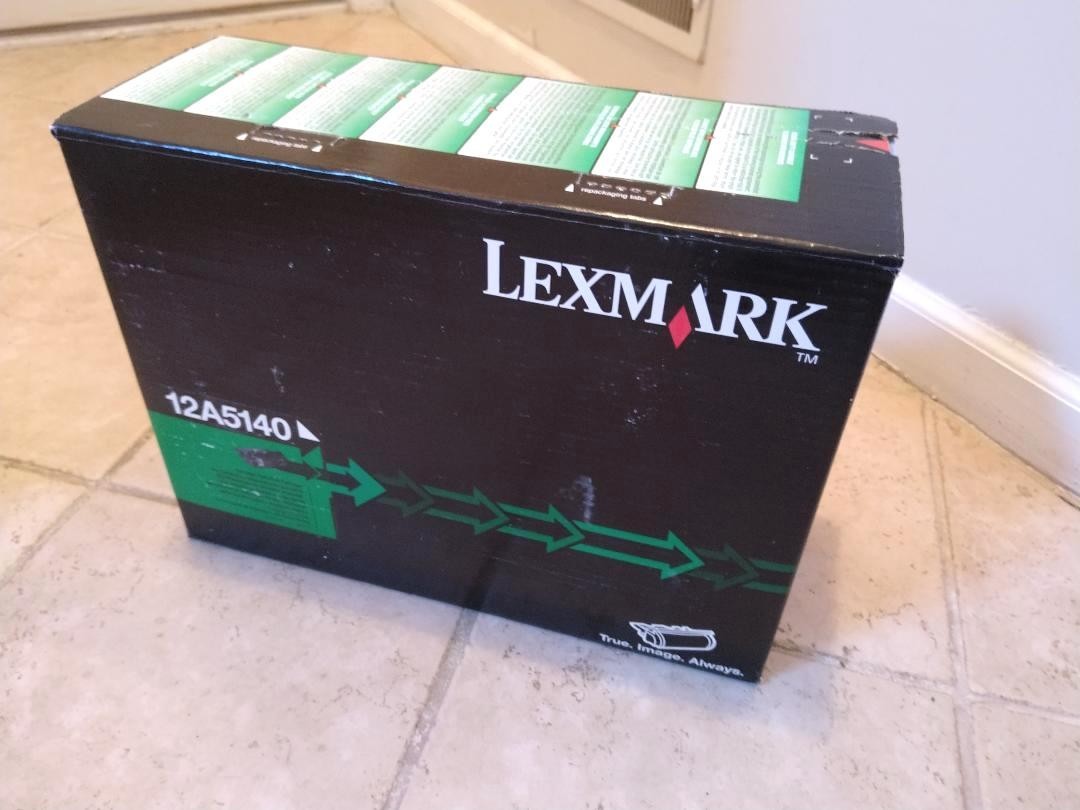 Lexmark 12A5140 High Yield Black Toner Cartridge SEALED NEW