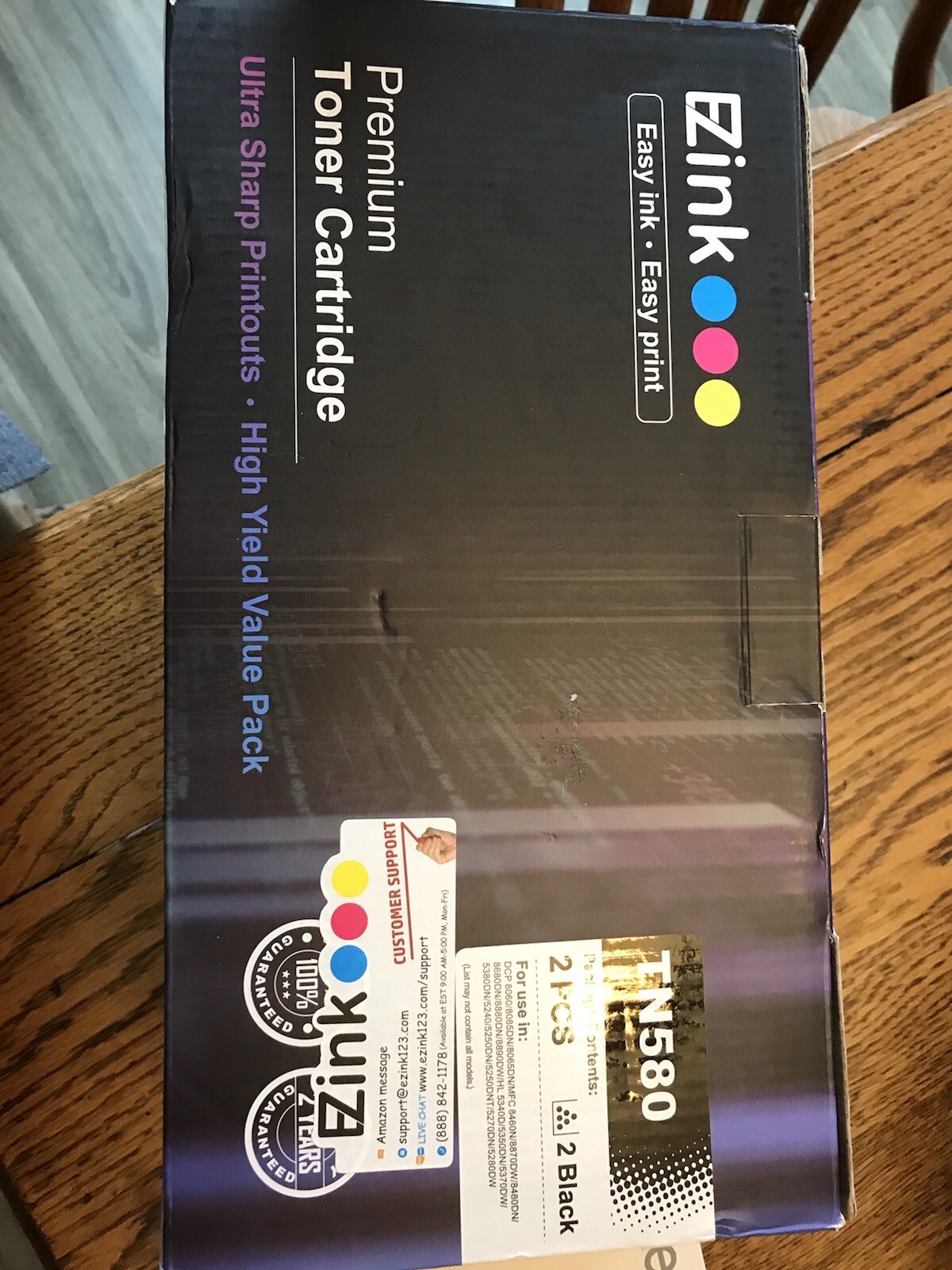 EZink TN580 Toner Cartridge