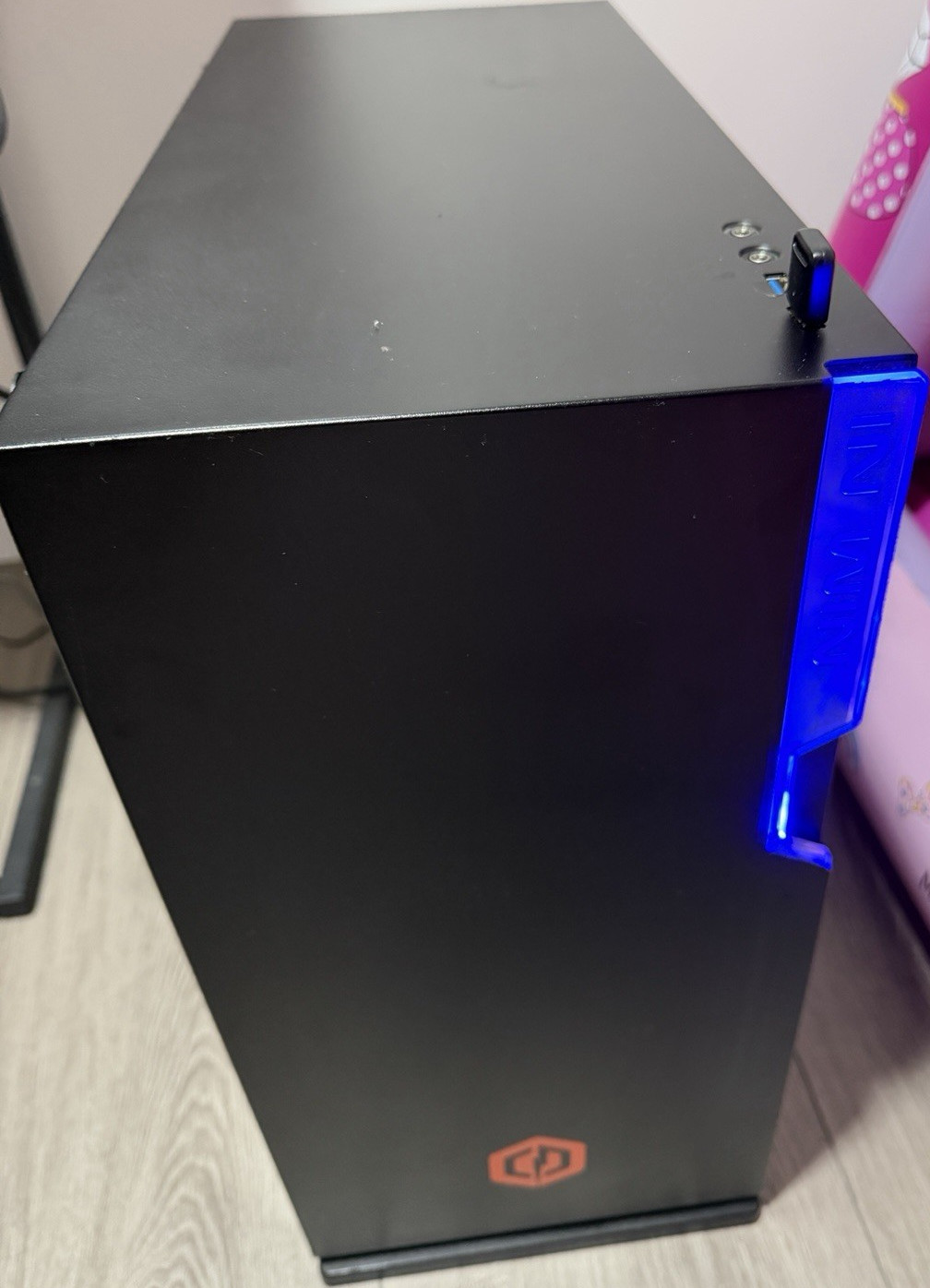 CyberPowerPC Gaming Desktop Intel NVIDIA GeForce RGB Monitor Keyboard Black