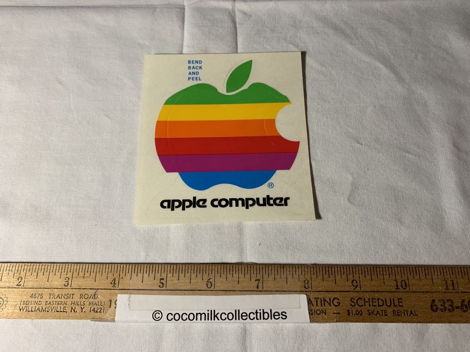1984 Decal Sticker Apple Computer MAC Apple Computer Unused 4 1/4