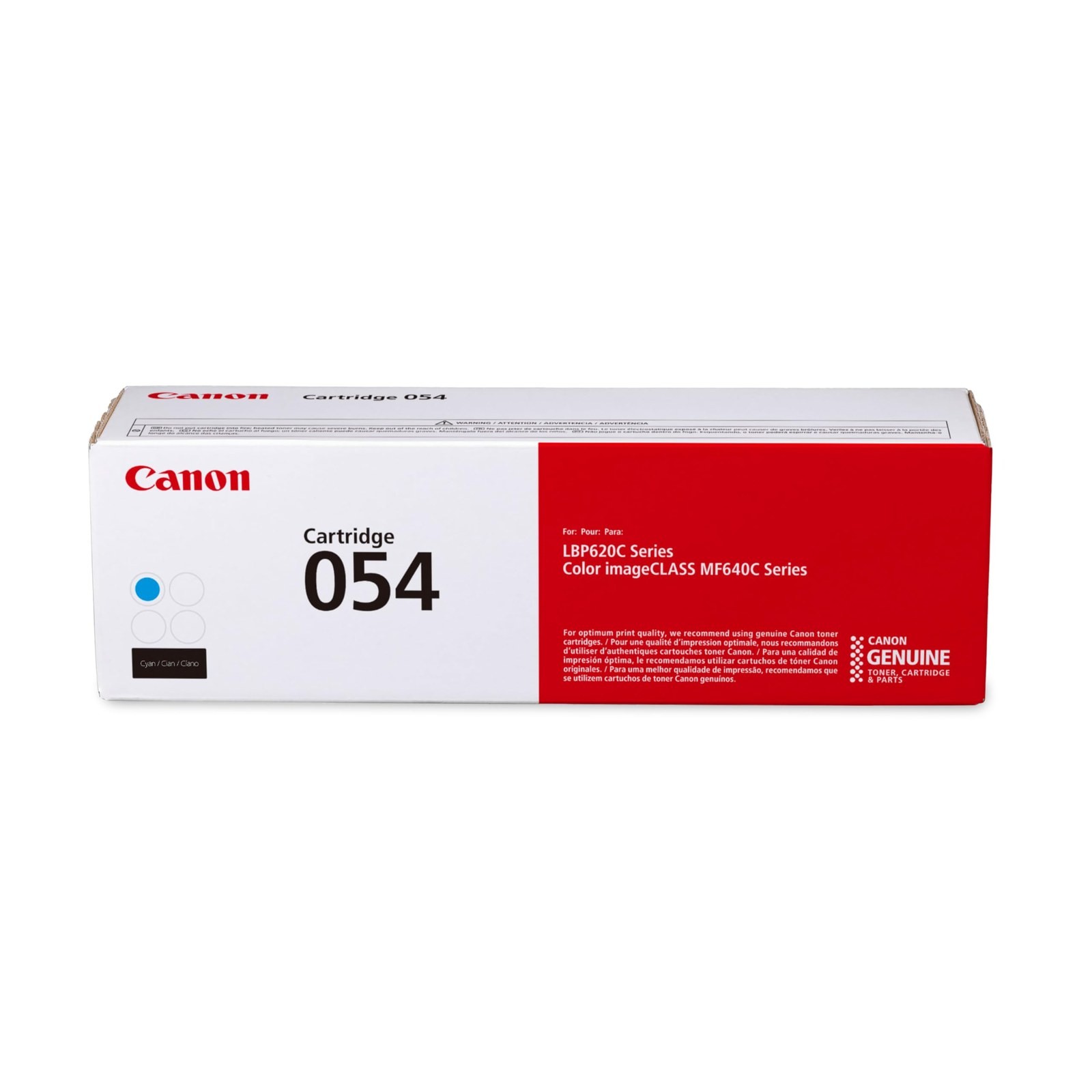 Canon 054 Cyan Genuine Toner Cartridge Standard 1200 Pages