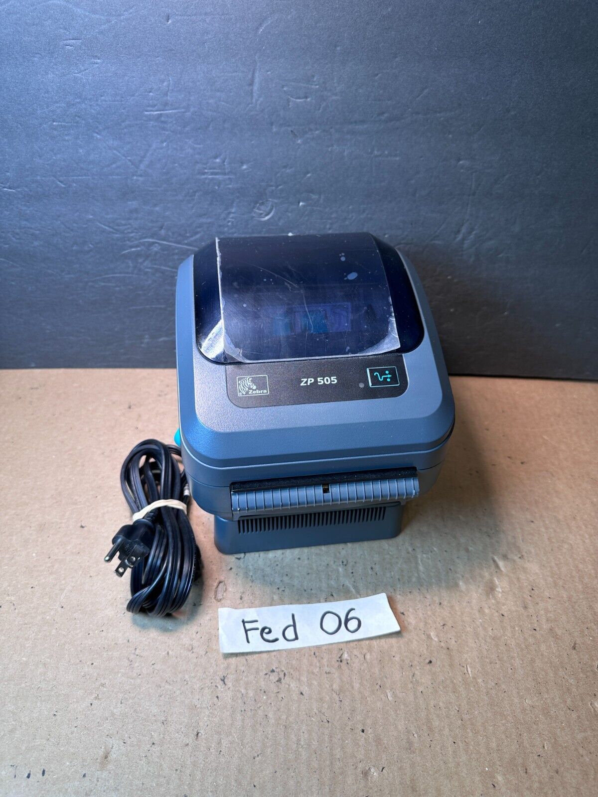 Zebra ZP505 Thermal Label Printer Serial/Parallel With Power Cable Works